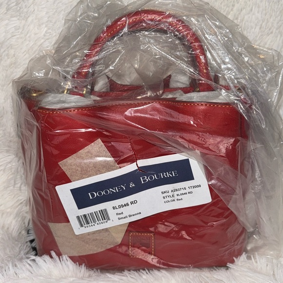Dooney & Bourke NWT Florentine Small Brenna in Red - Picture 11 of 11